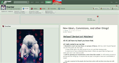 Desktop Screenshot of hearstar.deviantart.com