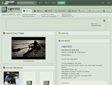 Tablet Screenshot of light1025.deviantart.com