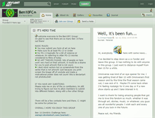 Tablet Screenshot of ben10fc.deviantart.com