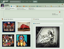 Tablet Screenshot of csulon.deviantart.com