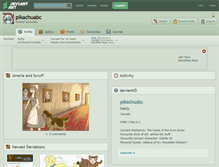 Tablet Screenshot of pikachuabc.deviantart.com
