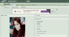 Desktop Screenshot of kinkyreddot.deviantart.com