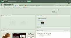 Desktop Screenshot of chibi-zombie123.deviantart.com
