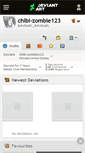 Mobile Screenshot of chibi-zombie123.deviantart.com