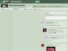 Tablet Screenshot of harley-quinn-fanclub.deviantart.com