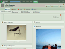 Tablet Screenshot of bohemianpoets.deviantart.com