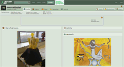 Desktop Screenshot of mooncatbastet.deviantart.com