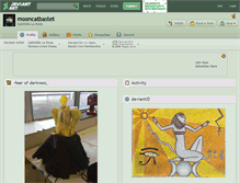 Tablet Screenshot of mooncatbastet.deviantart.com