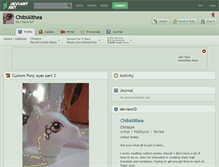 Tablet Screenshot of chibialthea.deviantart.com