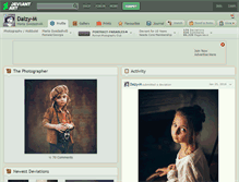 Tablet Screenshot of daizy-m.deviantart.com