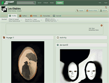 Tablet Screenshot of les-diables.deviantart.com