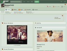Tablet Screenshot of breeze15-03.deviantart.com