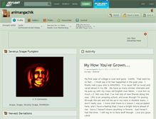 Tablet Screenshot of animangachik.deviantart.com