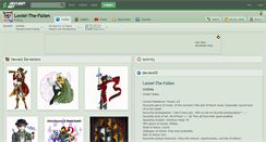 Desktop Screenshot of lexiel-the-fallen.deviantart.com