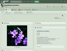 Tablet Screenshot of deadhead-chemistry.deviantart.com