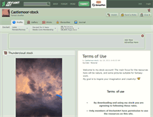 Tablet Screenshot of castlemoor-stock.deviantart.com