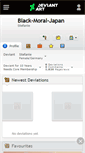 Mobile Screenshot of black-moral-japan.deviantart.com