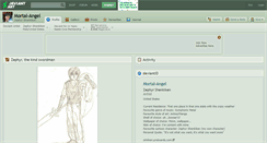 Desktop Screenshot of mortal-angel.deviantart.com