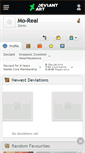 Mobile Screenshot of mo-real.deviantart.com