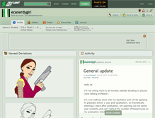 Tablet Screenshot of ecanerdygirl.deviantart.com