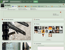 Tablet Screenshot of on-track.deviantart.com