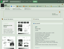 Tablet Screenshot of g2e.deviantart.com