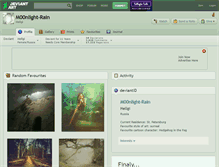 Tablet Screenshot of m00nlight-rain.deviantart.com