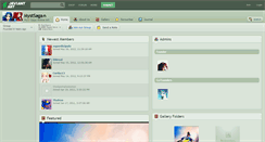 Desktop Screenshot of mystsaga.deviantart.com