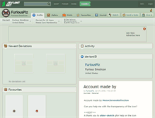 Tablet Screenshot of furiousplz.deviantart.com