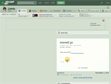 Tablet Screenshot of linnix.deviantart.com