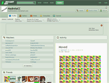 Tablet Screenshot of madinkacc.deviantart.com