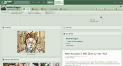 Desktop Screenshot of morbid-dragon.deviantart.com