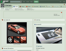 Tablet Screenshot of e-serrano.deviantart.com