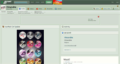 Desktop Screenshot of himandme.deviantart.com