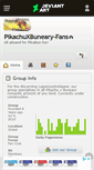 Mobile Screenshot of pikachuxbuneary-fans.deviantart.com