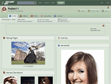Tablet Screenshot of podie611.deviantart.com