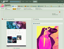 Tablet Screenshot of deararts.deviantart.com