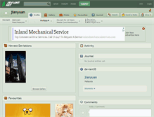 Tablet Screenshot of jianyuan.deviantart.com