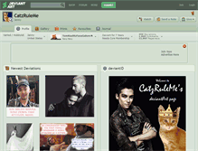 Tablet Screenshot of catzruleme.deviantart.com
