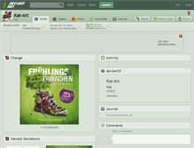 Tablet Screenshot of kat-art.deviantart.com