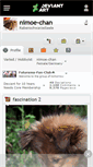 Mobile Screenshot of nimoe-chan.deviantart.com