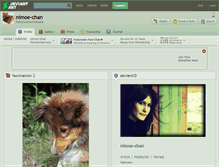 Tablet Screenshot of nimoe-chan.deviantart.com