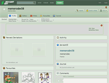 Tablet Screenshot of memerodes58.deviantart.com