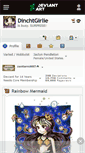 Mobile Screenshot of dinchtgirlie.deviantart.com