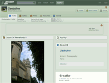 Tablet Screenshot of cleobuline.deviantart.com