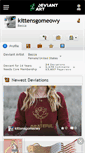 Mobile Screenshot of kittensgomeowy.deviantart.com