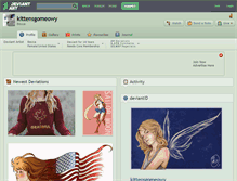 Tablet Screenshot of kittensgomeowy.deviantart.com