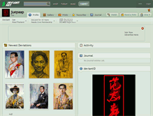 Tablet Screenshot of juepaap.deviantart.com