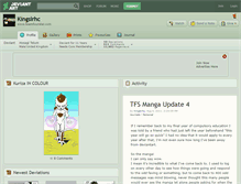 Tablet Screenshot of kingsirhc.deviantart.com