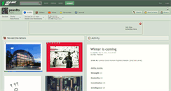 Desktop Screenshot of pean8ts.deviantart.com